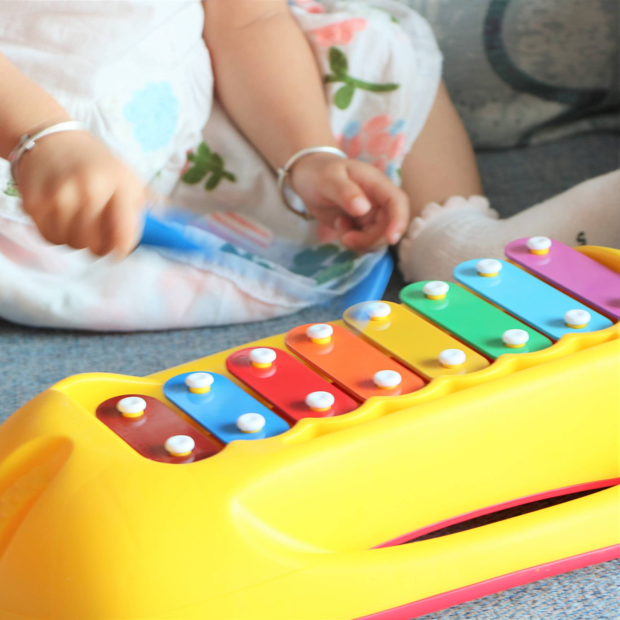 Classic Toddler Pretend Musical Instrument Pull Xylophone Toy