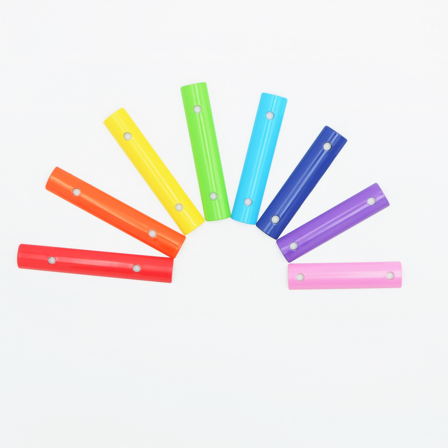 Accesorios de juguete de música de arco iris curvados personalizados para xilófono