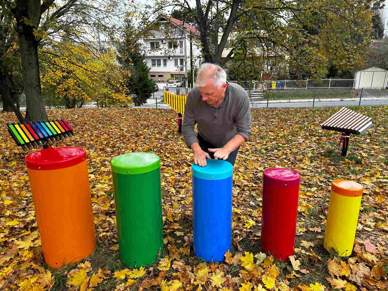 DEATS Outdoor Percussion Makes Its Way to a Slovak Park