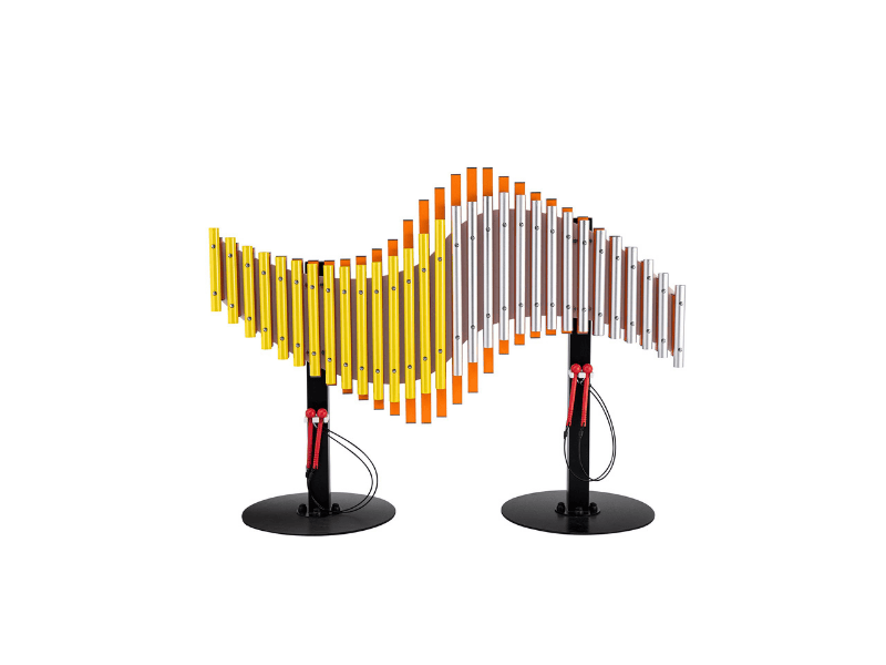 Instrumentos musicales al aire libre de los handpipes del patio de la aleación de aluminio