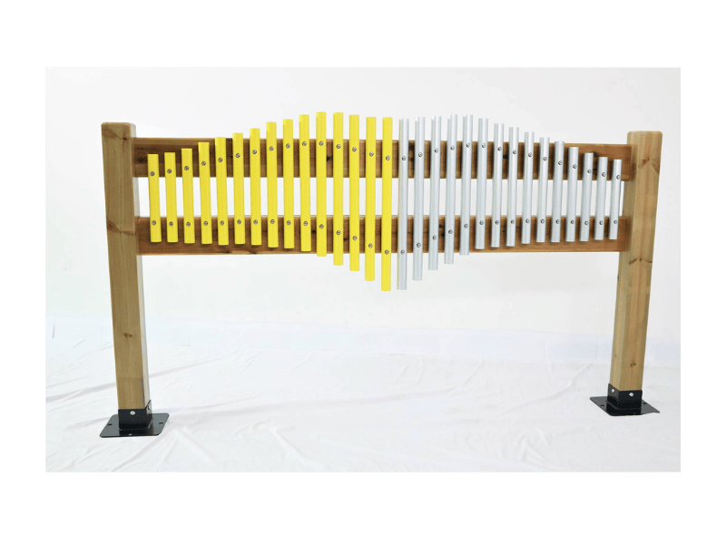 Instrumento musical completo para exteriores.